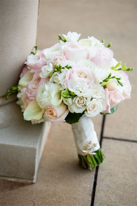 White Tulip Bridesmaid Bouquet