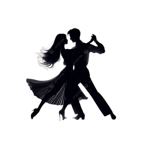 Silhouette Of Dancing Couple Vector, Couple, Dancing Couple Silhouette PNG Transparent Image and ...