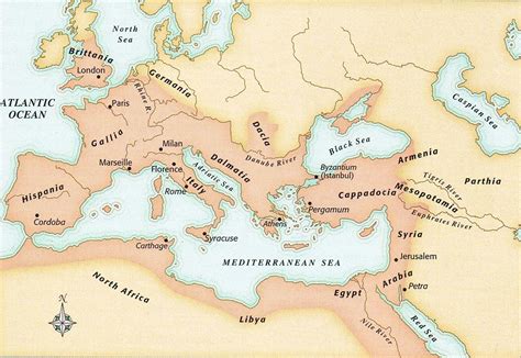 Map of the Roman Empire
