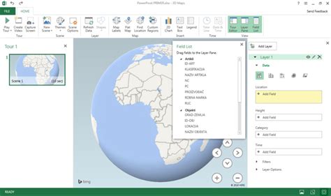 Image result for Excel 3D Maps Tutorial