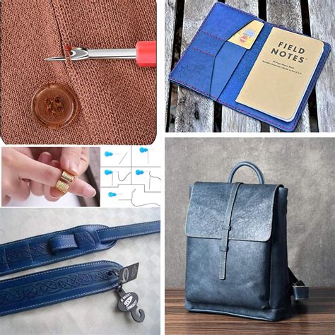 Buy Sewing Awl Kit Portable Leather Sewing Awl Hand Stitching Leather ...