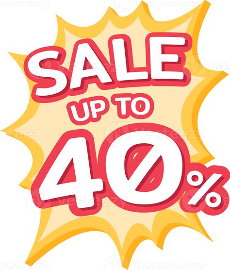 Up to 40 percent off label, Promotion discount banner templates ...