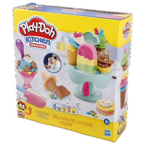 Play-Doh Kitchen Creations Ice Cream Carousel Playset - Walmart.com