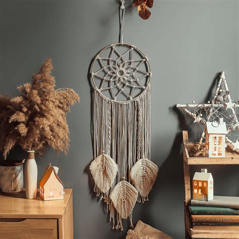 Handmade Ethical Bohemian Feathers Dream Catcher Wall Hanging Home ...