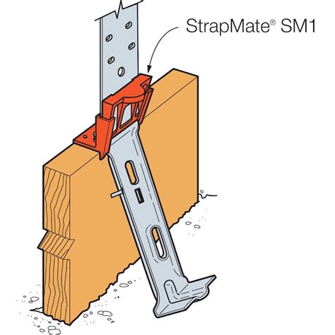 Simpson Strong-Tie 34-1/2-in 12 -Gauge Galvanized Steel Holddown Wood ...