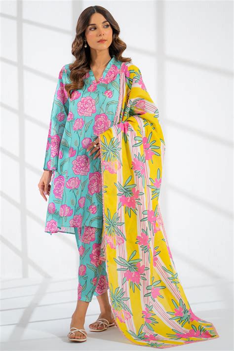 Unstitched Essentials '25 - Animation 3 piece – zeya-india