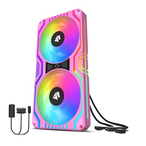 Asiahorse Matrix-Pink 58 Addressable RGB LEDs 240MM All-in-One Square ...