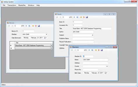 Project of Visual Basic in Library 的图像结果