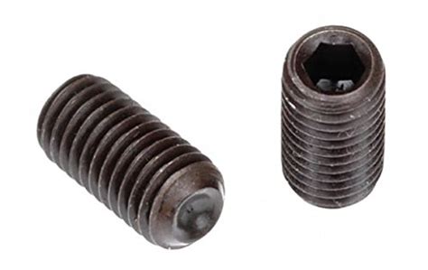 Socket Set Screw, Cup Point, 1/4-28 x 3/4", Alloy Steel, Black Oxide ...