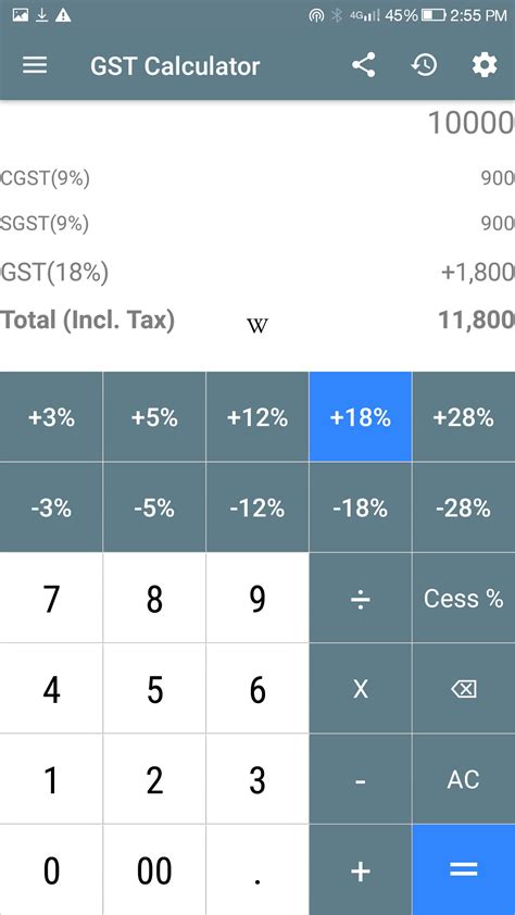GST & Percentage Calculator - App on Amazon Appstore