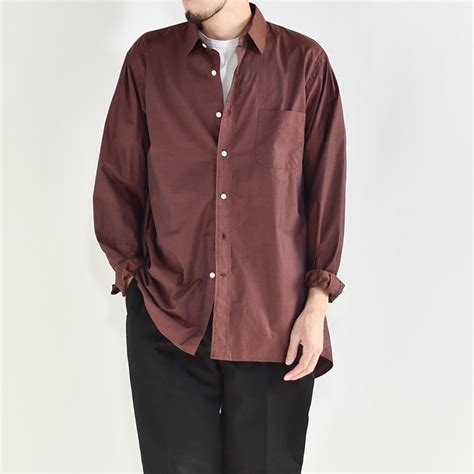 (s-008)SUNNY ELEMENT(サニーエレメント)Sleeping Shirt / Cotton Twill(スリーピングシャツ ...