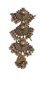 Buy Gold-Plated Jada billa, Hair Jewellery - Traditional Bridal Juda ...