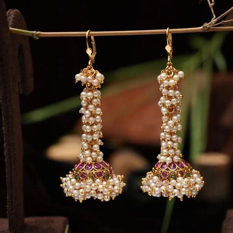 Earrings for Girls and Women | Shop Antique Jhumka Earrings Online