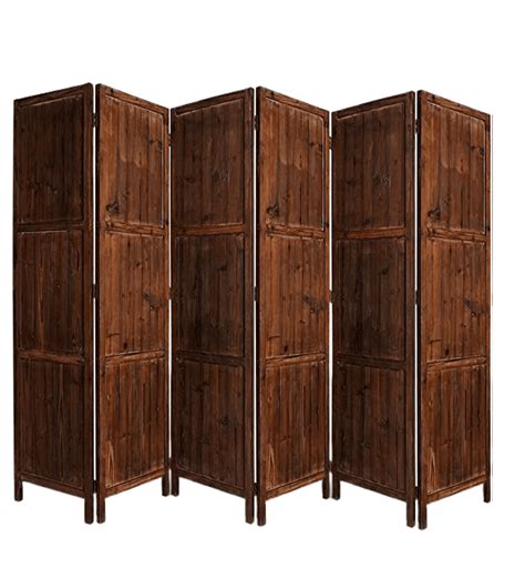MDF Jali Folding Room Divider with Mango Wood Frame — IKIRU