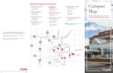 Carle BroMenn Medical Center Hospital Map (2021) - All Maps