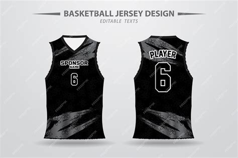 Black Basketball Jersey