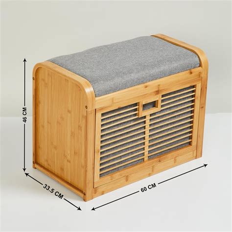 Buy Omnia Utility Bamboo Storage Stool from Home Centre at just INR 6499.0