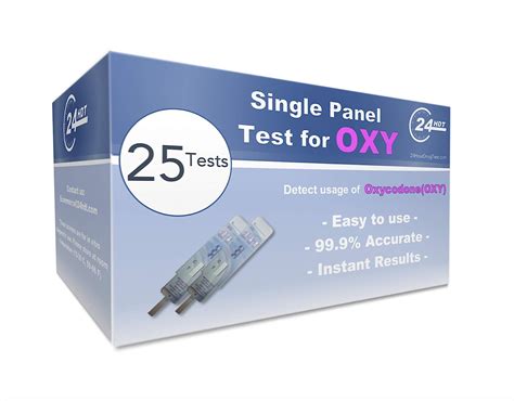 Buy Single Panel Urine Drug Test Strip Oxycodone (OXY) - 25 Pack Online ...