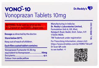 Vono 10 Tablet 10 - Uses, Side Effects, Dosage, Price | Truemeds
