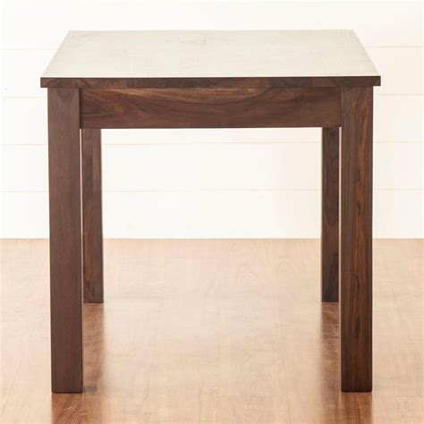 Buy Veda 4-Seater Sheesham Wood Dining Table Without Chair - Brown ...