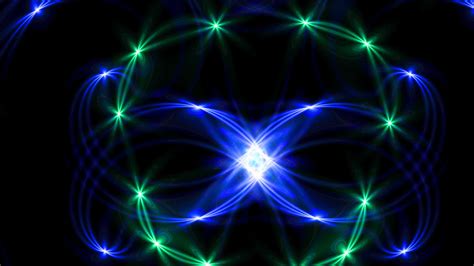 Download Abstract Blue Green Light Patterns Wallpaper | Wallpapers.com