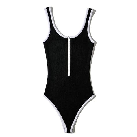 WTXUE Bathing Suit For Curvy Women Swimsuit Zipper Front Bathing Suits ...