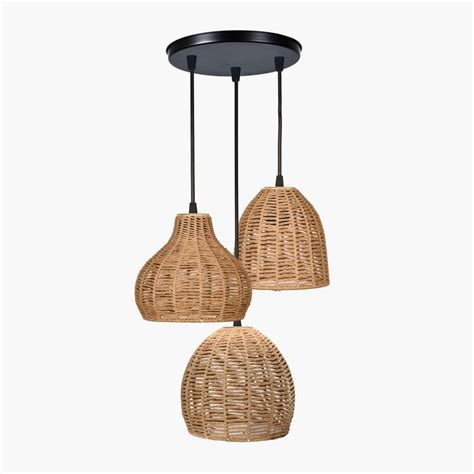 Buy HOMESAKE Raffia Cluster Ceiling Light from Homesake at just INR 6000.0