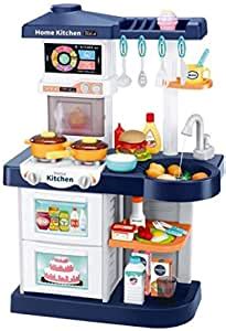 Buy ULTREOS Kids Kitchen Play Set with Realistic Lights & Sound for ...
