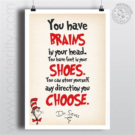 Dr Seuss Quotes You Have Brains In Your Head