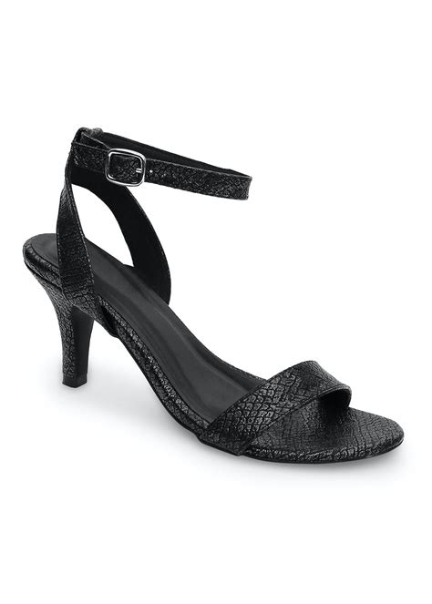 Get Textured Solid Ankle Tie Heels at ₹ 1245 | LBB Shop