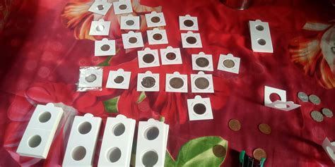 Lewano Cardboard Coin Holders in 5 Assorted Sizes, with Sheets Coin ...