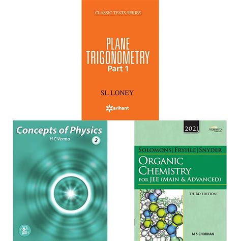 Amazon.in: Buy PLANE TRIGONOMETRY Part-1+Concept of Physics Part-2 ...