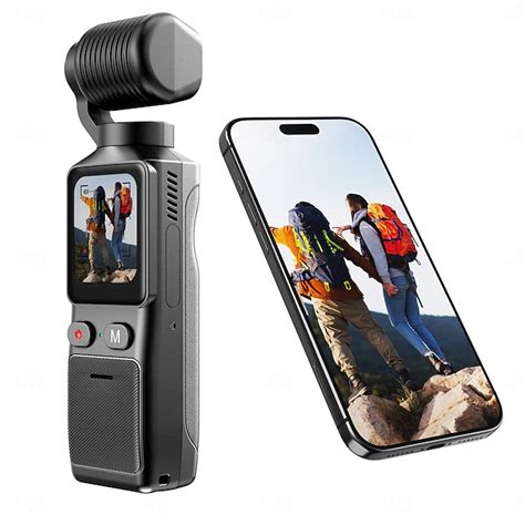 4K HD 180 Rotating Lens Anti Shake Action Camera with 1.9 Inch Screen ...