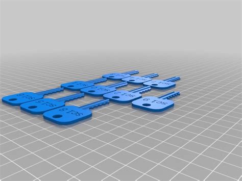 Image result for 5 Pin House Key STL