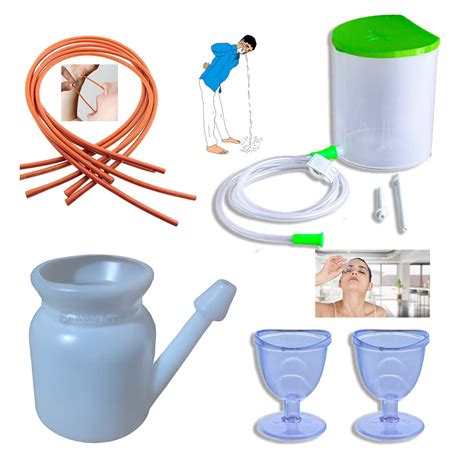 Buy Widely Pure Anema kit satvik 1500ml, neti pot lota 500ml with 3 ...