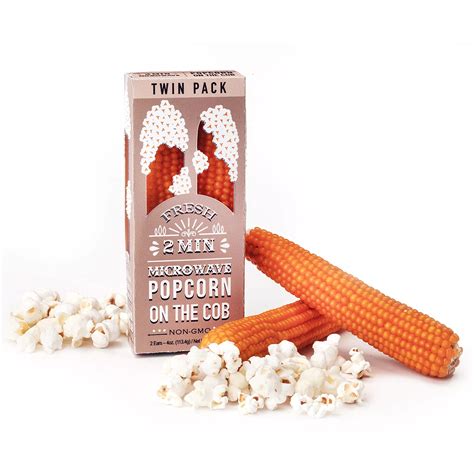 Wabash Family Farms Microwave Popcorn on the Cob, 2-Pack | Sur La Table