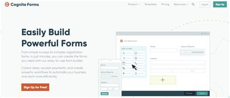 Cognito Forms Website 的图像结果