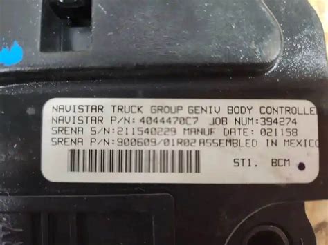 Image result for International 9600 Body Control Module