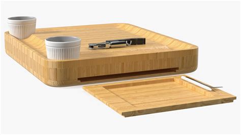 Bamboo Charcuterie Boards Set 3D Model $24 - .max .3ds .blend .c4d .fbx ...