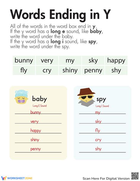 Plurals of Words That End in y worksheet - Worksheets Library