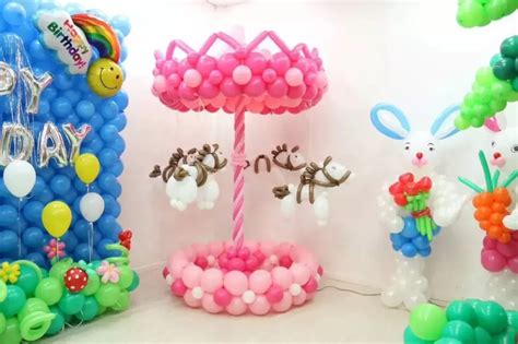 18岁生日气球布置彩虹主题派对系列_搜狐汽车_搜狐网