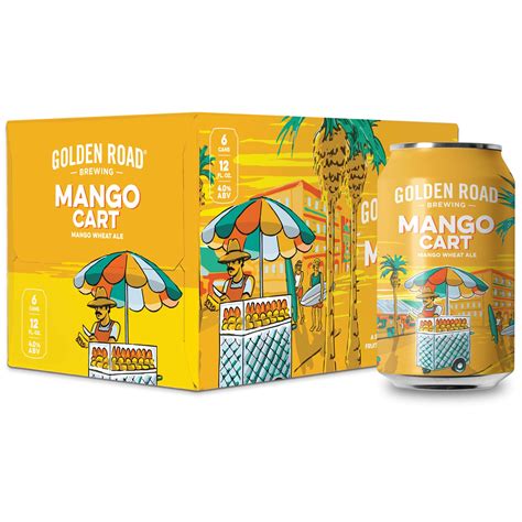 Golden Road Brewing Mango Cart Wheat Ale Craft Beer Beer 12 oz | Shipt