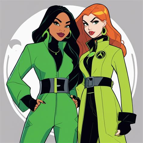 Kim Possible and Monique Go Goh by A113rtist on DeviantArt