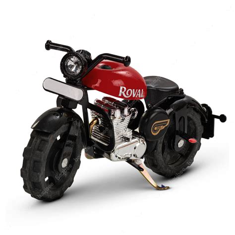 BAYBEE Metal Miniature Bike Toy for Kids | Push Scale Model Motorcycle ...