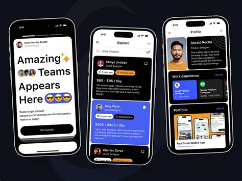 Profile UI Design Source Code 的图像结果