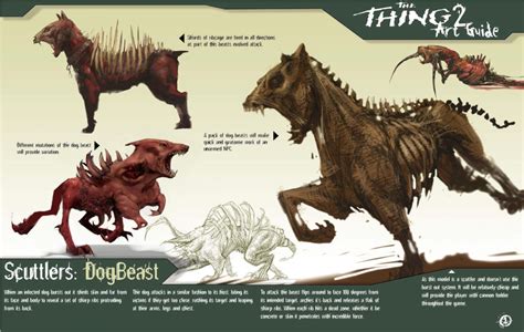 'The Thing II' concept art shows gruesome monsters for cancelled project