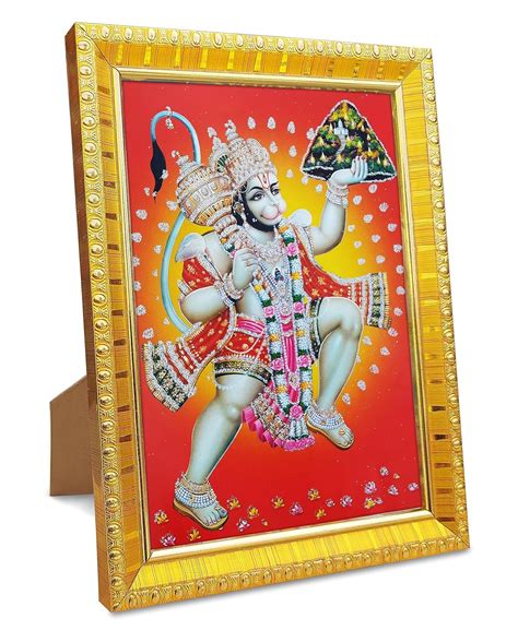 Koshtak Hanuman,Bajrangbali With Dronagiri Mountain (6 x 8 inch) Table ...