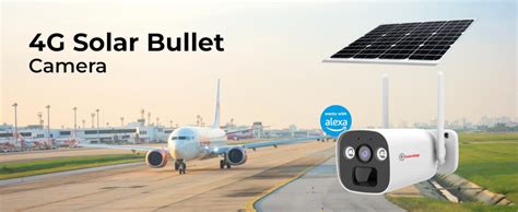 Buy Trueview 4G SIM Solar Powered Bullet Camera Advanced CCTV Security ...