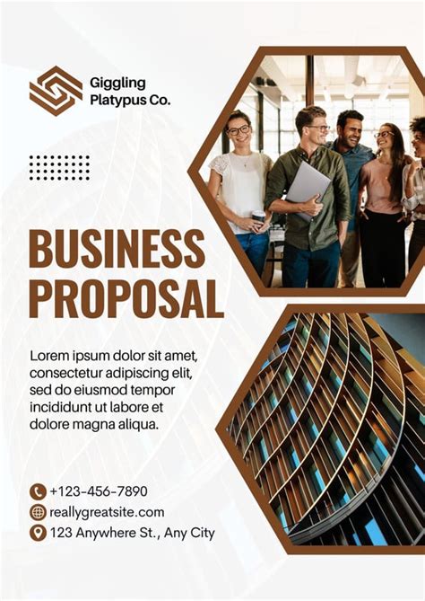 Business Proposal Cover Page 的图像结果