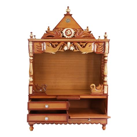 Divine Home Large Floor Rested Pooja Mandir for Home – DZYN Furnitures